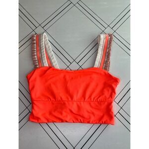 Free People Movement Bright Orange Twist Back Tank Women's Size: M